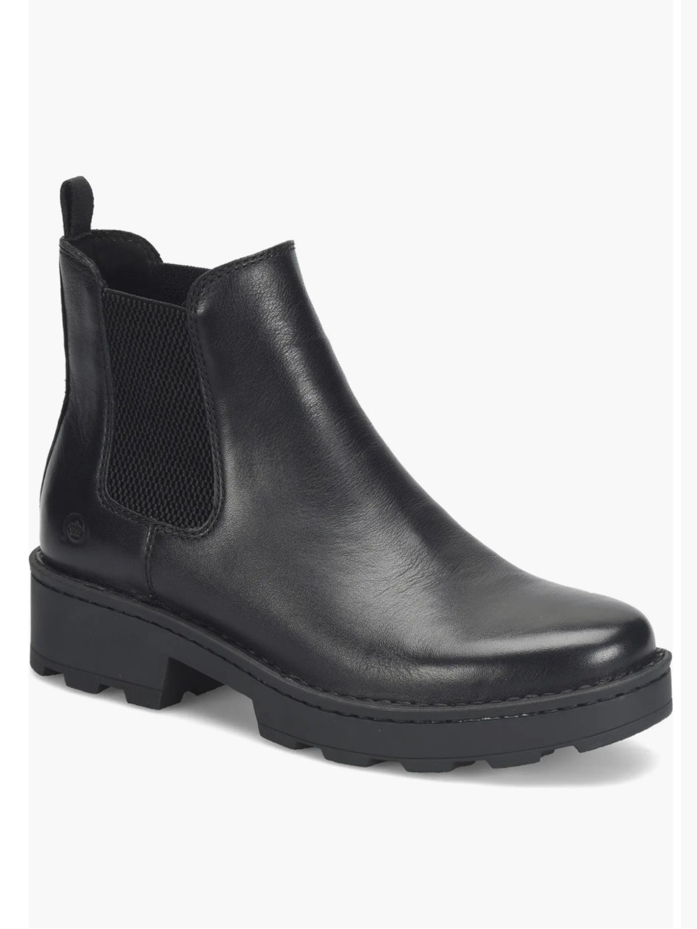 Born Verona Black Leather Chelsea Boot Size 7.5 NEW